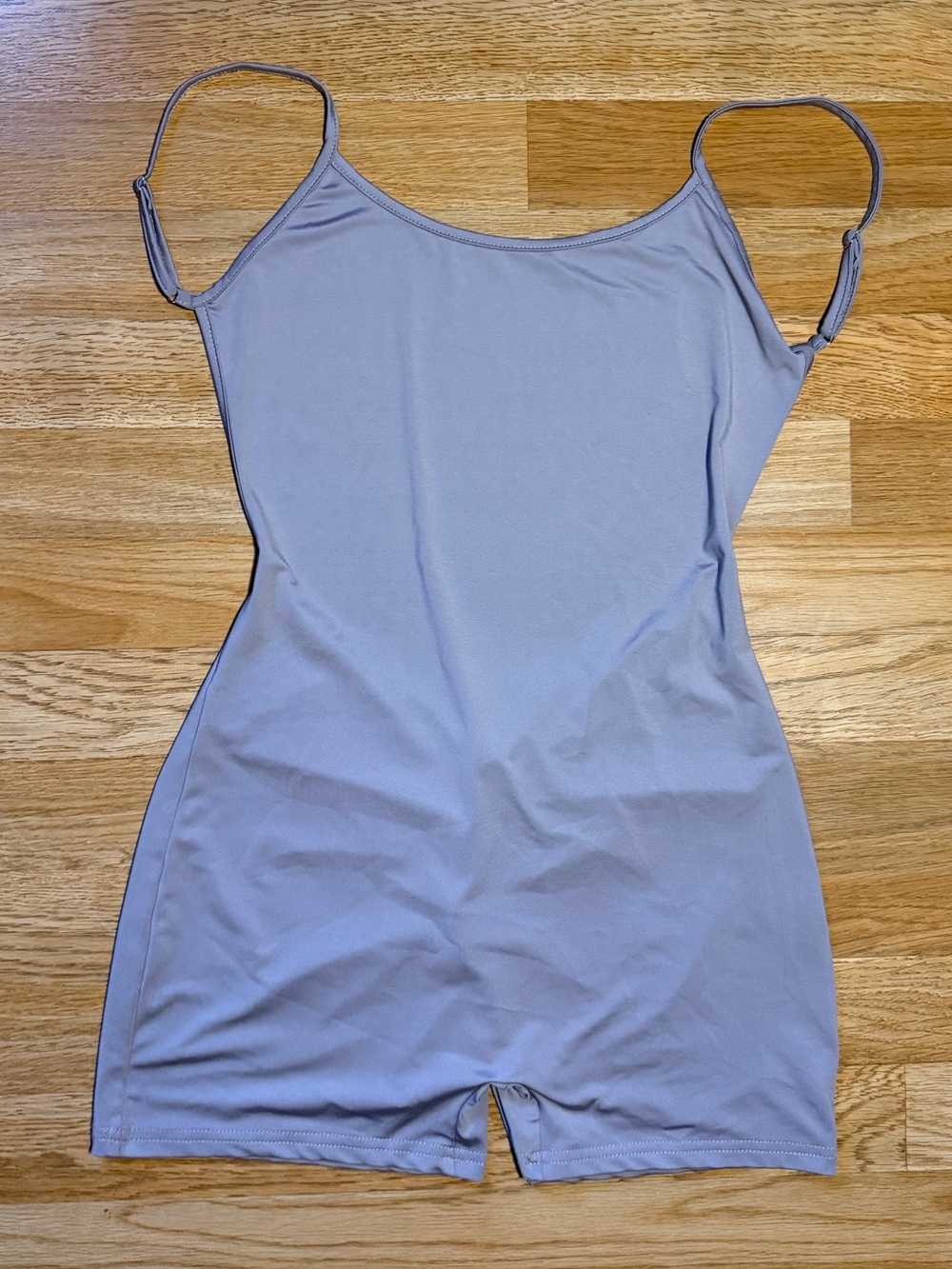 Light Lavender Slip Chemise with Adjustable Straps